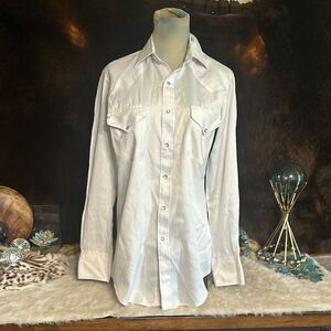 Miller Western Wear vintage snap button shirt 14 1/2 33 (400)